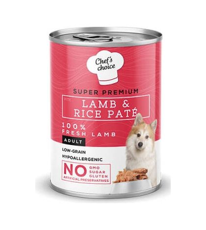 Diğer 127302969 Pate Lamb Rice Kuzulu Pirinçli Yetişkin Köpek Konservesi 400 Gr