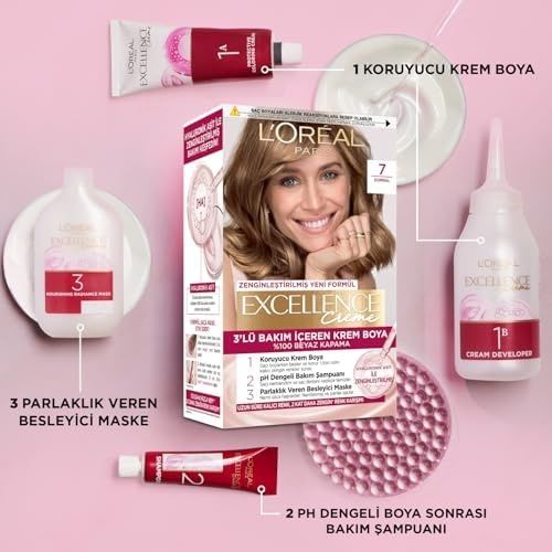 Diğer 127431287 Excellence Creme Saç Boyası 4.54 Koyu Kızıl Kahve
