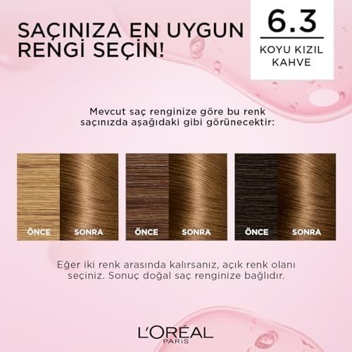 Diğer 127431405 Excellence Creme Saç Boyası 6.30 Açık Karamel