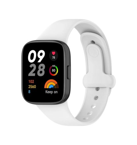 Diğer 128316494 Redmi Watch 3 Origin Silikon Kordon - Beyaz -