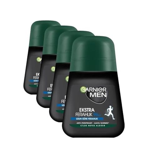 Diğer 128808582 Men Ekstra Ferahlık Roll-On Deodorant 4 Paketi