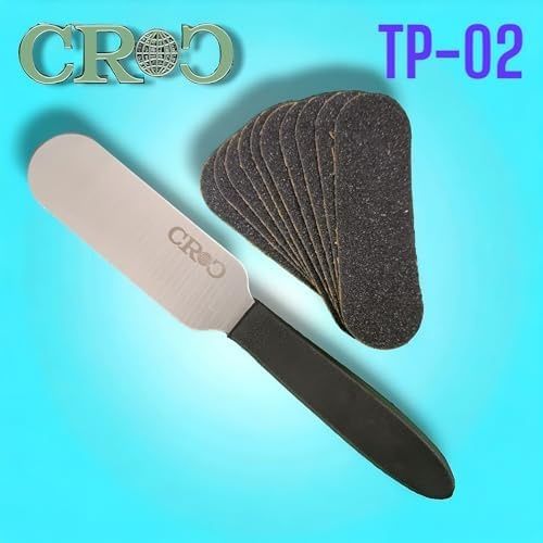 Diğer 128830296 Croc Tp02 Yedekli Ayak Törpüsü Oval - Plastik Saplı Paslanmaz Çelik