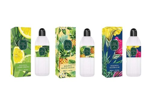 Diğer 128830891 Kolonya Çeşme Limonu, Hawaii Ananas Ve Hatıralar Pet Şişe 400 Ml
