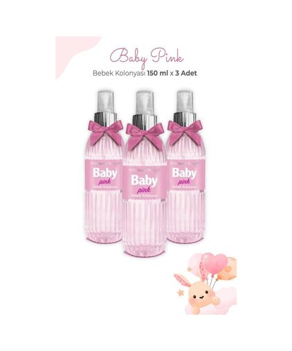 Diğer 128831194 Baby Pınk Bebek Kolonyası 150 Ml X 3 Adet