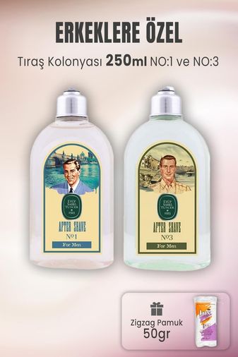 Diğer 128831278 Tıraş Kolonyası No 1, No 3 Ve Zigzag Pamuk 50 Gr