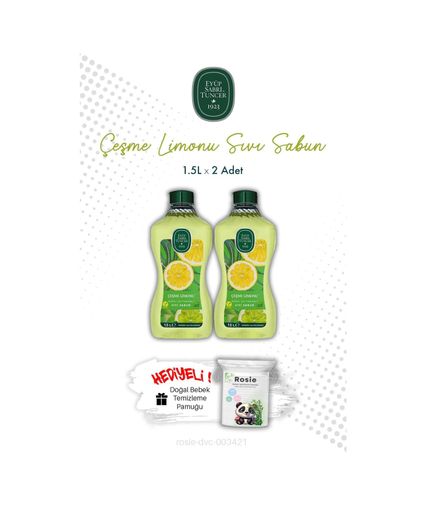 Diğer 128831312 Çeşme Limonu 1.5L Sıvı Sabun X2 Ve Rosıe