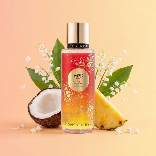 Diğer 128832367 Mad Daydream Body Mist 250 Ml Limon, Hindistan Cevizi Ve Vanilya İle Meyvemsi, Ve Çekici Kadın Vücut Spreyi