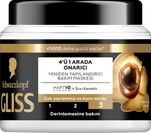 Diğer 128833752 Gliss Repair Saç Bakım Maskesi 400Ml, Çok Yıpranmış Ve Kuru Saçlar