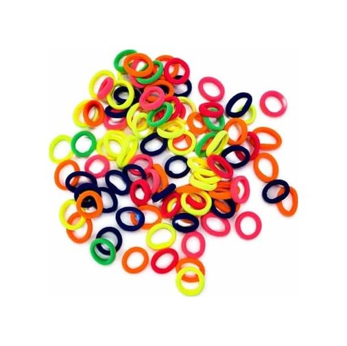 Diğer 128841941 100 Adet Neon Renkli Saç Tokası + 20 Adet Büyük Boy Lastik Toka Seti Esnek, Dayanıklı, İz Yapmaz, Çocuk Ve Yetişkin Kullanımına Uygun, Günlük Ve Spor İçin İdeal