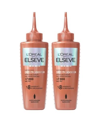 Diğer 128842217 Elseve Growth Booster Dökülme Karşıtı Saç Bakım Serumu 102Ml 2 Paketi 01-10G