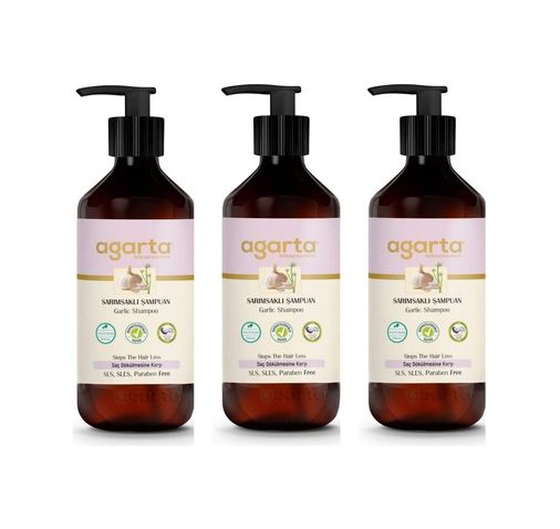 Diğer 128842819 Doğal Şampuan Sarımsaklı 400 Ml 3 Adet