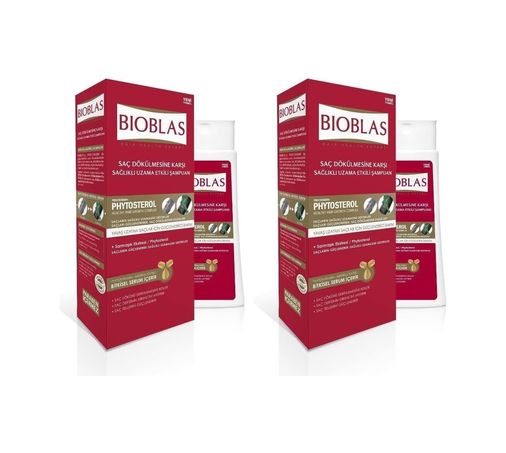 Diğer 128842859 Bıoblas Saç Dökülmesine Karşı Sağlıklı Uzama Etkili Şampuan Phytosterol 360 Ml 2Li Paket