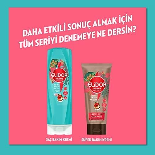 Diğer 128843203 Elidor Doğanın Enerjisi Saç Bakım Şampuanı Argan Yağı & Hibiskus Özü Dökülme Karşıtı & Güçlü Uzamayı Destekleyici 400 Ml 4 Paketi