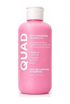 Diğer 128843237 Quad Hair Recharging Şampuan, Kafein Biotin Keratin Kolajen İle Saç Dökülmesine Karşı, 250 Ml