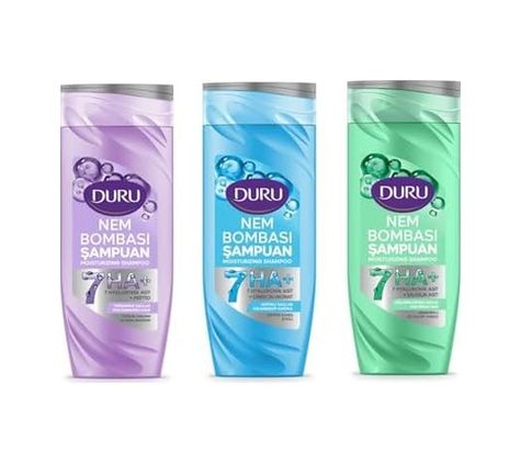 Diğer 128843275 Nem Bombası 7Ha+ Şampuan, Hyaluronik Asit Ve Peptid İçeren, Yıpranmış, Yağlı Ve Kepekli Saçlar İçin Nemlendirici Set, 400Ml X 3 Adet