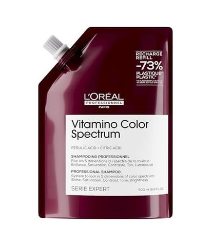 Diğer 128843282 L'oréal Professionnel Paris Serie Expert Vitamino Boyalı Saçlar İçin Parlaklık Kazandıran Renk Koruyucu Şampuan 500Ml