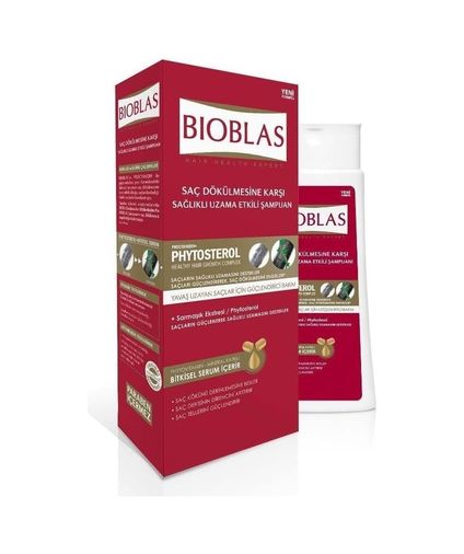 Diğer 128843603 Bioblas Sarmaşık Özlü Saç Dökülmesine Karşı Bitkisel Şampuan Phytosterol & Bitkisel Kompleks B19, Sağlıklı Uzama Destekli, 360 Ml