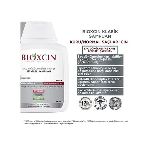 Diğer 128843911 Bioxcin Genesis Şampuan 300 Ml Kuru Ve Normal 1 Paket