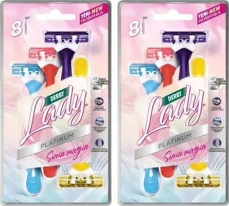 Diğer 128845447 Lady 2 Bıçaklı Platinum 8'li Blister 2 Paketi