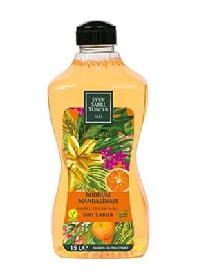 Diğer 128846862 Doğal Zeytinyağlı Sıvı Sabun Okyanus Ve Bodrum Mandalinası 1500 Ml