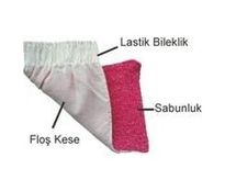Diğer 128847195 Hamam Kesesi - Banyo Kesesi Açık Bej