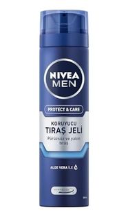 Diğer 128847334 Men Erkek Nemlendirici Tıraş Jeli Protect&care 200 Ml, Kuru Ciltler İçin, Pürüzsüz Tıraş