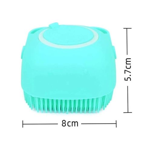 Diğer 128847355 A1 Banyo Lifi, Şampuan Hazneli Banyo Lifi, Peeling Etkili Duş Fırçası Açık Ceviz