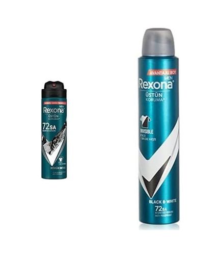 Diğer 128847370 Rexona Men Erkek Sprey Deodorant Kömür Detox 72 Saat Kesintisiz Üstün Koruma 150 Ml Ve Rexona Men Erkek Sprey Deodorant Invisible & 72 Saat Kesintisiz Üstün Koruma 200 Ml