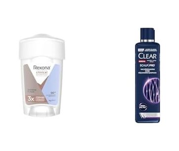 Diğer 128847722 Rexona Clinical Protection Kadın Stick Deodorant Shower Clean 45 Ml 1 Clear Men Scalp Pro Saç Dökülmesine Karşı Güçlendirici Şampuan Kepeğe Karşı Etkili 300 Ml 1