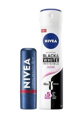 Diğer 128847876 Kadın Sprey Deodorant & Invisible Clear 150Ml,kırmızı Renkli Dudak Bakım Kremi,nemlendirme