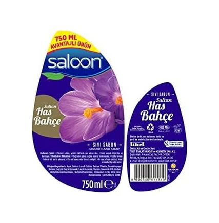 Diğer 128847943 Saloon Sıvı Sabun Sultan Has Bahçe 750 Ml