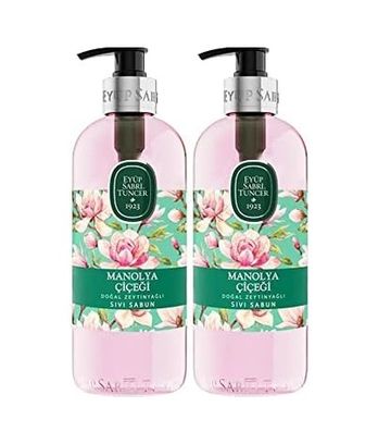 Diğer 128847968 Doğal Zeytinyağlı Sıvı Sabun Manolya Çiçeği 500 Ml X 2 Adet