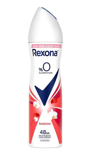 Diğer 128848071 Rexona Kadın Sprey Deodorant Passion%0 Alüminyum 150 Ml