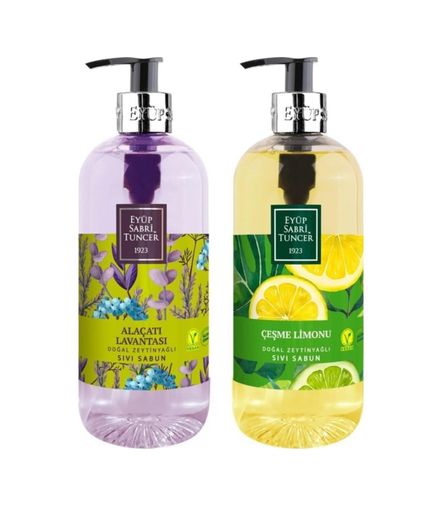 Diğer 128848081 Çeşme Limonu Ve Lavatan Doğal Zeytinyağlı Sıvı Sabun 500 Ml
