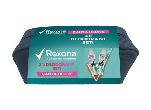 Diğer 128848218 Rexona Shower Fresh Deodorant 2X150Ml Ve Çanta Seti