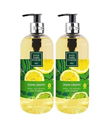 Diğer 128848247 Doğal Zeytinyağlı Sıvı Sabun Çeşme Limonu 500 Ml X 2 Adet