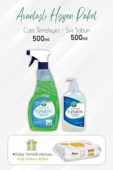 Diğer 128848274 Cam Temizleyici 500 Ml, Sıvı Sabun 500 Ml Ve Arap Sabunlu 100'lü