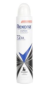 Diğer 128848303 Rexona Kadın Sprey Deodorant Invisible Beyaz İz Sarı Leke Karşıtı 72 Saat Kesintisiz Üstün Koruma 200 Ml