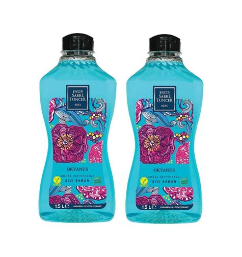 Diğer 128848581 Doğal Zeytinyağlı Sıvı Sabun Okyanus 1500 Ml X 2