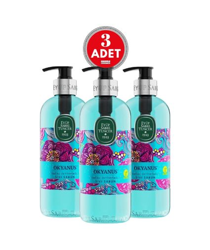 Diğer 128848738 Doğal Zeytinyağlı Sıvı Sabun Okyanus 500 Ml X 3 Adet 16899190