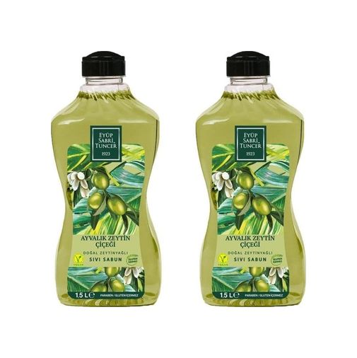 Diğer 128848907 Doğal Zeytinyağlı Sıvı Sabun Ayvalık Zeytin Çiçeği 1500 Ml Pet Şişe X 2