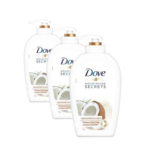 Diğer 128849140 Dove Nemlendirici Sıvı Sabun Hindistan Cevizi Yağı Ve Sütü Özlü 450Ml 3 Paketi