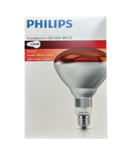 Diğer 128849770 250W Kızılötesi Infrared Hayvan Isıtma Ve Fizik Tedavi Lambası, Kırmızı Işık, Br125