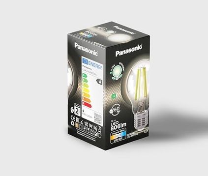 Diğer 128850823 Filament Ampul E27 A Sınıfı Enerji 3.8W 806Lm 4000K Clear