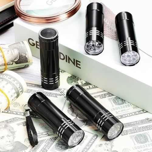 Diğer 128851107 3 Adet Pilli Fener Metal Mini 9 Ledli Acil Durum Enerji Krizi Deprem Çantası Kamp