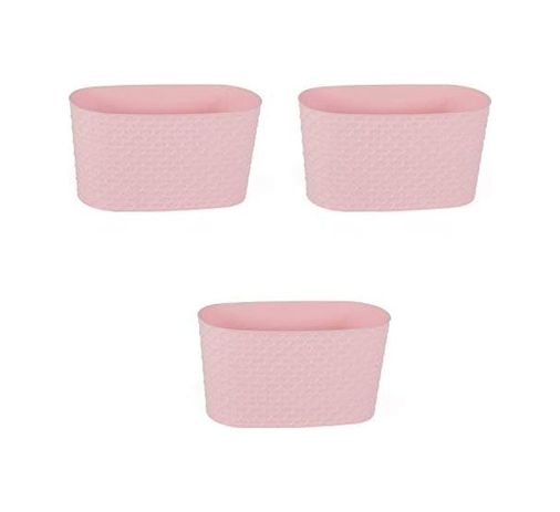 Diğer 128853453 Dekoratif Kapadokya Saksı Pastel Pembe 3 Adet