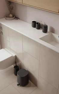 Diğer 128853726 Time Banyo Sabunluğu, Banyo İçin Pompalı Dağıtıcı, Çap 8 Cm, Yükseklik 13 Cm, 220 Ml, Siyah