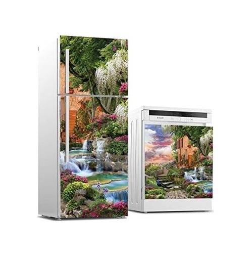 Diğer 128855404 Buzdolabı Ve Bulaşık Makinası Beyaz Eşya Kaplama Antik Şelale
