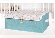 Diğer 128856444 Buti Baby Püsküllü Kapaklı Kutu Düzenleyici Çok Amaçlı Organizer Kutu Boy Turkuaz 104249