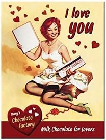 Diğer 128857736 Art I You Chocolate Magnet
